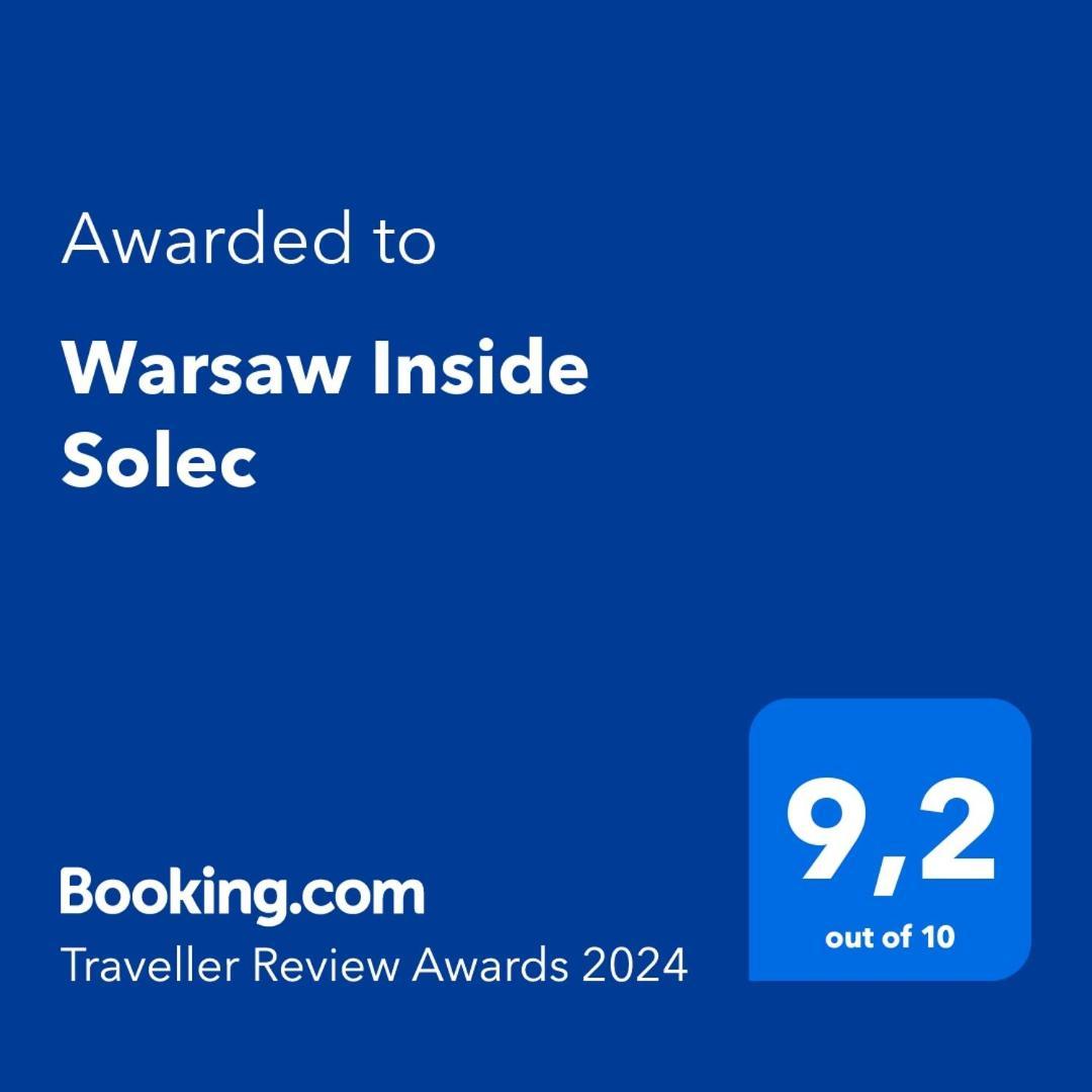 Апартаменти Warsaw Inside Solec With Private Parking Екстер'єр фото